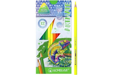 Карандаши 12 цв "ACMELIAE.Neon Artmate" 43720