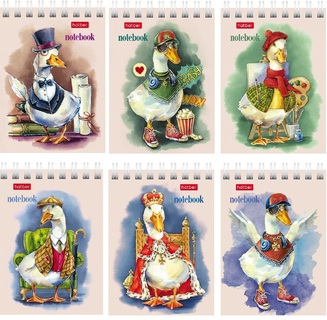 Блокнот А7  40л "GUSSI" клетка на гребне 40Б7В1гр 081188 Хатбер
