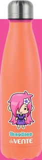 Бутылка-термос "deVente.NicoNico" ярко-розовая сталь 500мл 8090301