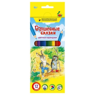 Карандаши 12 цв "Волшебные сказки" FP-CP-1012 ВКФ