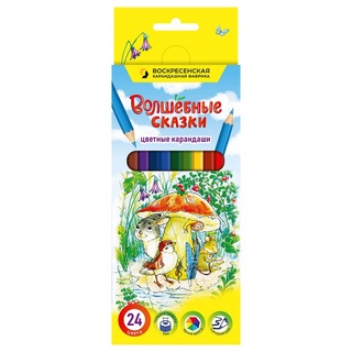 Карандаши 24 цв "Волшебные сказки" FP-CP-1024 ВКФ