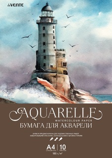 Папка для акварели А4 10л "Маяк" 180г/м² 2131901 deVente