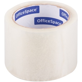 Клейкая упак.лента 72*66 (40мкм) "OfficeSpace" прозрачная КЛ_18608