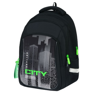 Рюкзак "Berlingo Comfort.Mega City" 38*27*18см 3отд эрг.спинка RU09117