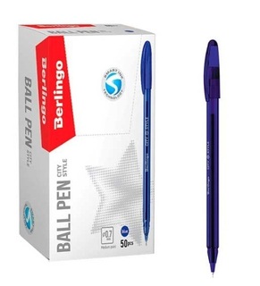 Ручка шариковая "Berlingo.City style" синяя 0,7мм CBp_70762