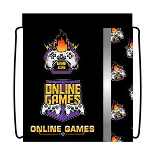 Мешок для обуви СДС-33 "Элит.GAME ZONE" 460*360мм светоотр. полоса