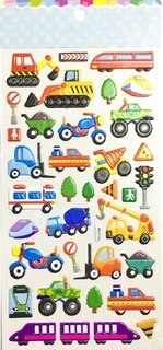 Наклейки объемные "deVente.Traffic" 11*22см ПВХ 8002122