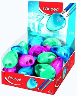 Точилка "Maped.I-Gloo" с контейнером 2 отверстия 534756