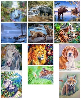 Картина для рисования по номерам "deVente.Fauna" 40*50см ассорти 9070701