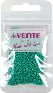 Бисер "deVente.Frosted.Бирюзовый" d=2мм 10г полупрозрач. 8001388