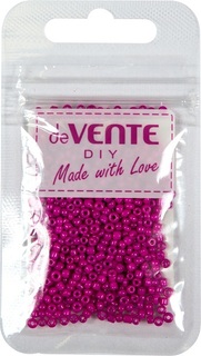 Бисер "deVente.Opaque.Розовый" d=2мм 10г мат.непрозрачный 8001349