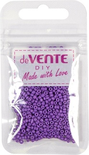 Бисер "deVente.Opaque.Фиолетовый" d=2мм 10г мат.непрозрачный 8001386