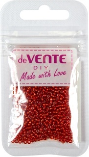 Бисер "deVente.Красный" d=2мм 10г металлизир. 8001353