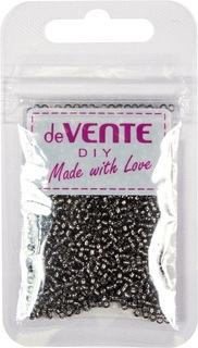 Бисер "deVente.Серый" d=2мм 10г металлизир. 8001359