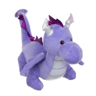 Мягкая игрушка "Дракончик" 27см фиолетовый 394-468