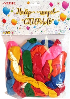 Шары "deVente.Спираль" 25см (20 шт) 9061016
