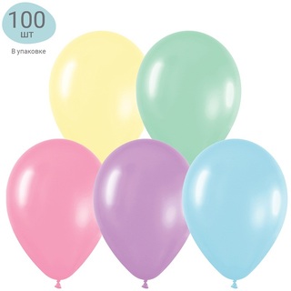 Шары 12" Пастель Macaroons" (100шт) MS_42110 MESHU