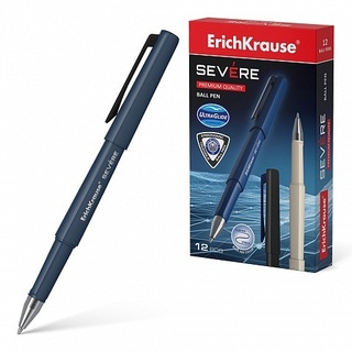 Ручка шариковая "Erich Krause. Ultra Glide Technology.Severe" синяя 0,7мм 48079