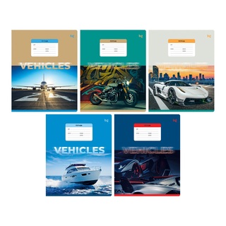 Тетрадь 24л "Vehicles" клетка 65г/м2 Т5ск24 12046 BG