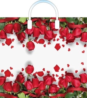 Пакет  38*34 "Гран При" 90мкм с пластиковой ручкой 2707 ПЛР54709