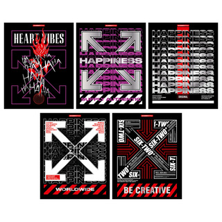 Тетрадь 48 л "Счастье" клетка тисн.фольгой 14115/5 АкХолд