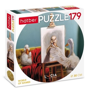 Пазлы Хатбер  179эл "Узнай себя"!(Lucia Heffernan)" 179ПЗк4_31214 круглые