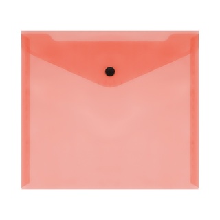 Папка с кнопкой А5 "СТАММ" 240*215 мм красная 150мкм ММ-32279