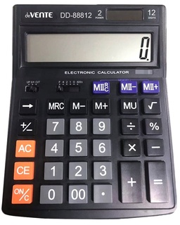 Калькулятор deVente 12 разряд 145*190*35мм DD-88812 4031332