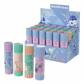 Клей-карандаш 19г "Erich Krause.EasyStick Pastel Bloom" 60914