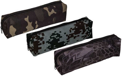 Пенал косметичка "De Vente.Attomex.Camouflage" 21*7*3,5см ткань молния ассорти 7025407