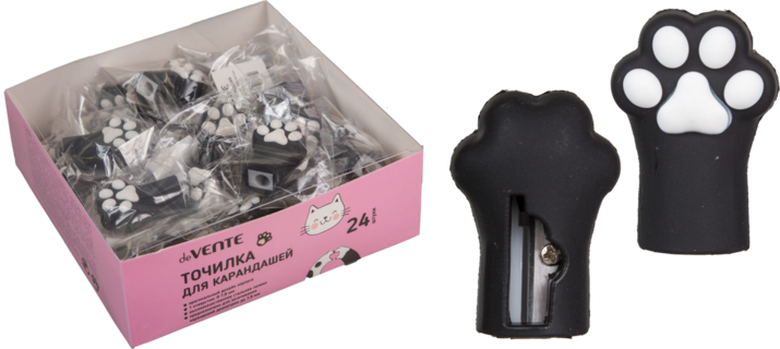 Точилка "deVente.Cat Paw" 2,8*2,1*4,2см в инд.пакете Soft Touch 8031314