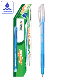 Ручка шариковая "Flexoffice Cyber" синяя 0,5мм синий корпус FO-025BB BLUE