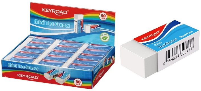 Ластик "KEYROAD.Мини" белый KR970981