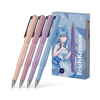 Ручка шариковая "Erich Krause.Severe Stick Manga.Super Glide Technology" синяя 0,7мм 61052