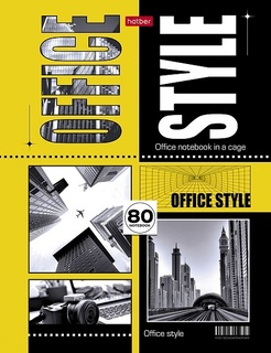 Бизнес-блокнот А5  80л "Office Style" тв.пер. 5-цвет.блок 80ББ5В1_29922 084939 Хатбер