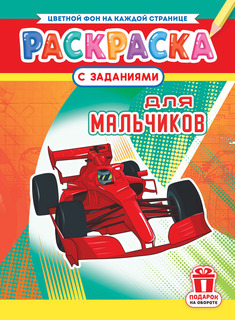 Раскраска "Для мальчиков" А4 16стр РКСБ-783 аЛИСа
