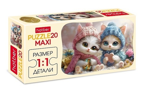 Пазлы Хатбер   20эл MAXI "Глазки.ушки.носики" 20ПЗ5_32269