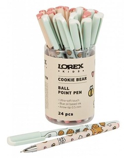 Ручка шариковая "Lorex Kids.Cookie bear" синяя 0,5мм LXKOPSS-CB/780