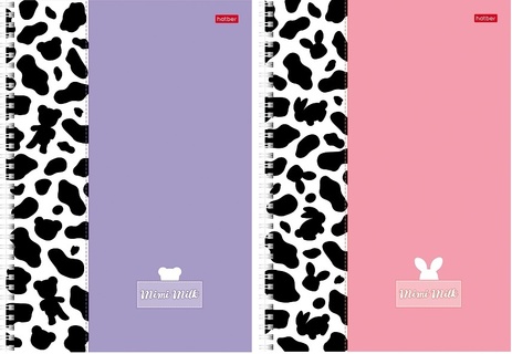 Тетрадь А4  96 л "Mimimilk" клетка гребень 96Т4лВ1гр 087004 Хатбер