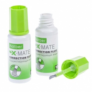 Корректор 10мл "Hatber.X-Mate" на химической основе с кисточкой CF_071180