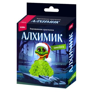 Набор для творчества "Выращивание кристаллов.Фигурки.Змейка Зеленая" Крф-037