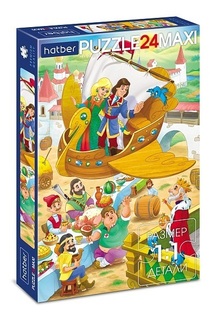 Пазлы Хатбер   24эл MAXI "Premium.Летучий корабль" 24ПЗ2_23446