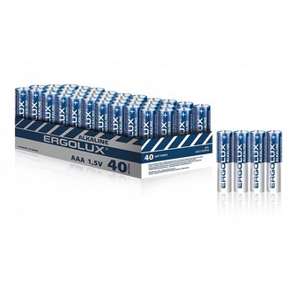 Батарейка Ergolux LR 03 BOX40 алкалиновая 14672