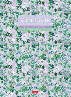 Бизнес-блокнот А4 160л "Floral collection" тв.обл цветной блок 160ББ4В1_30361 083511 Хатбер