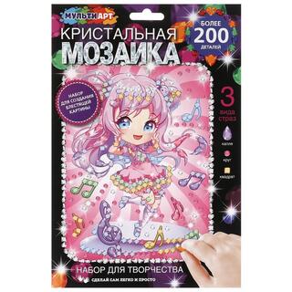 Набор для творчества "Кристальная мозаика.Зажигательная аниме" 17*23см CRYST-PINTAN1 381549 (5293)