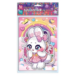 Мозаика алмазная "Милые животные.Фигурная" 3шт 15*21см частичная AMF-113898 382096 (6328)