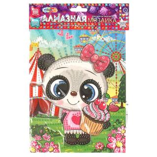 Мозаика алмазная "Пандочка" 17*23см частичная AM17X23-113877 382104 (6052)