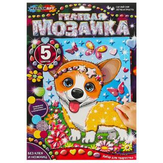 Набор для творчества "Гелевая мозаика.Корги" 17*23см GEL-CORG 371338 (2223)