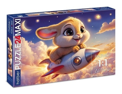 Пазлы Хатбер   24эл MAXI "Premium.Зайка-мечтатель" 24ПЗ2_33152