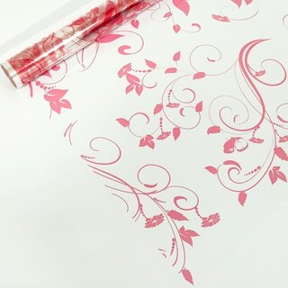 Пленка в рул  70см Цветная.Вьюнок розовый 32884ПУ